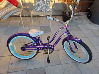 Electra Hawaii Purple kids children bike cruiser