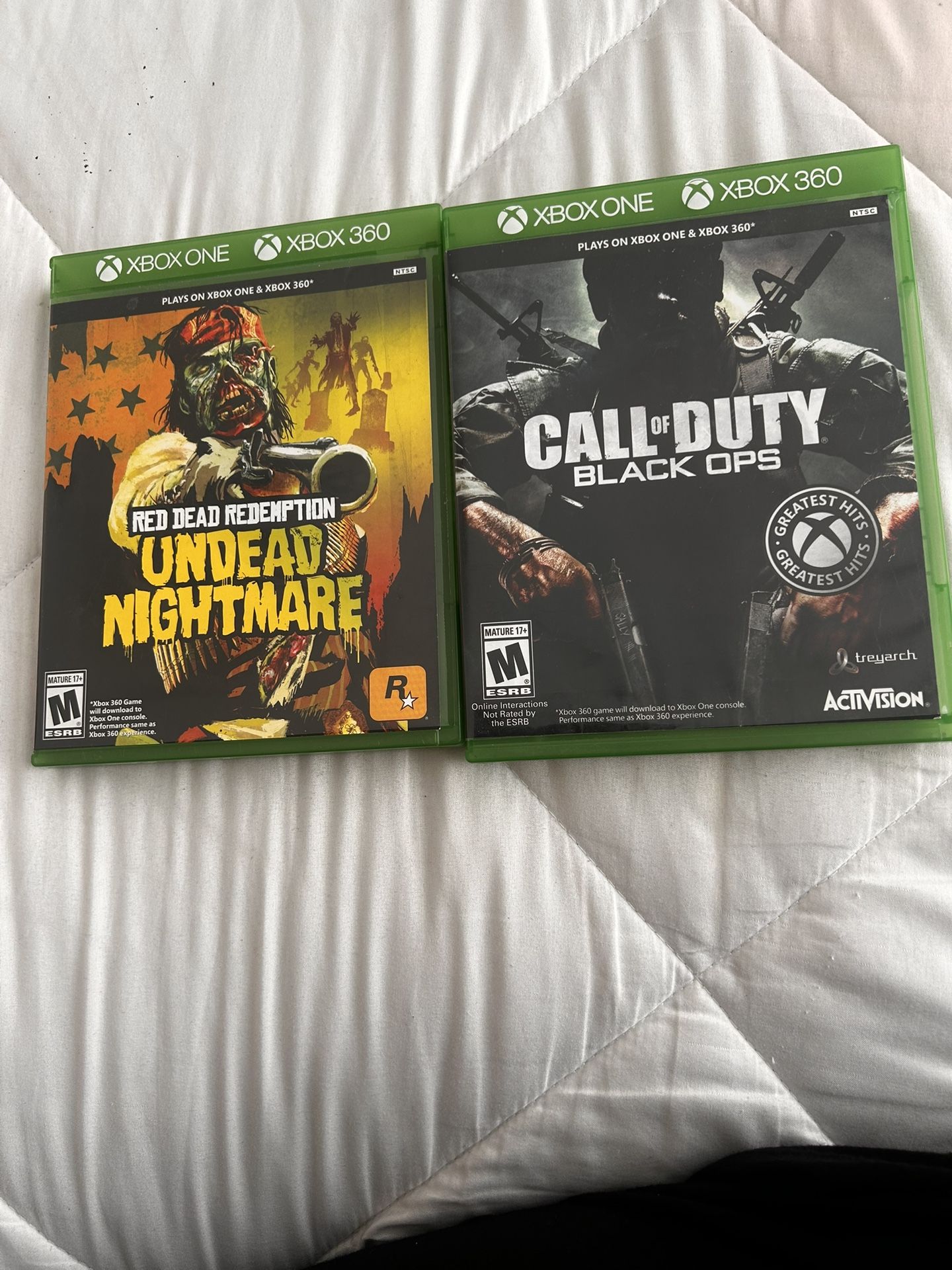XBOX ONE DVD GAMES