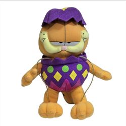 Russel Stover Garfield Easter Egg Outfit Stuffed Animal Plush 7" Kitty Cat GUC