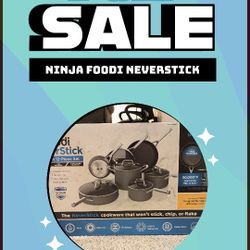 Ninja Foodi | NeverStick | Hard Anodized| Premium | 12-piece Pot and Pan Det