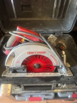Craftsman  saw 15 amp, 7 1/4 blade, corded