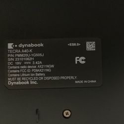 Dynabook Tecra A40-K