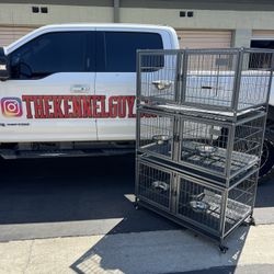 3 -43” Dog Cage 