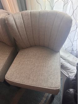 Accent chairs 2 gray modern 150