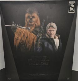 Hot Toys Star Wars Chewbacca and Han Solo MMS376 1/6