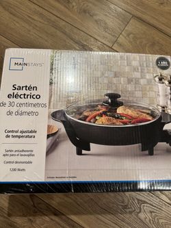 Mainstays 12-inch round electric skillet