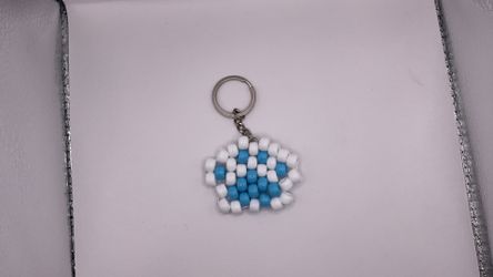 cute blue paw print