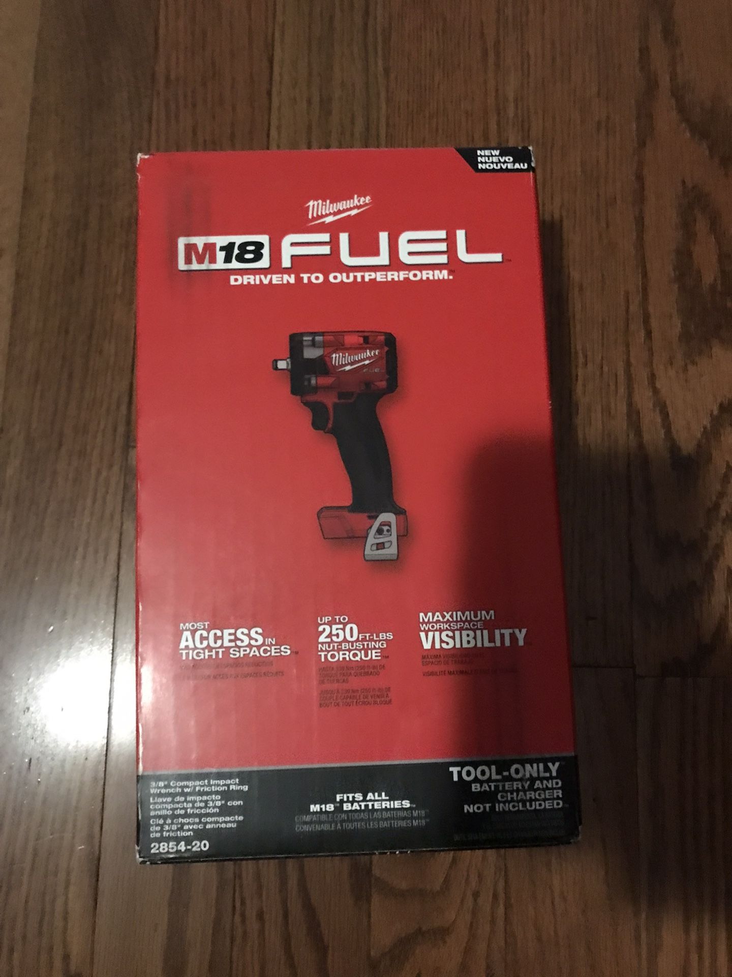 Milwaukee Fuel M18 3/8 Compact Impact wrench tool only