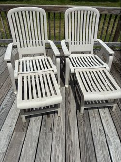 Resin chair/lounger