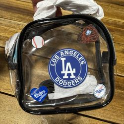 Clear Stadium Bags. Clear Dodgers Bags