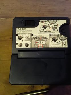 Kia car tire pump.