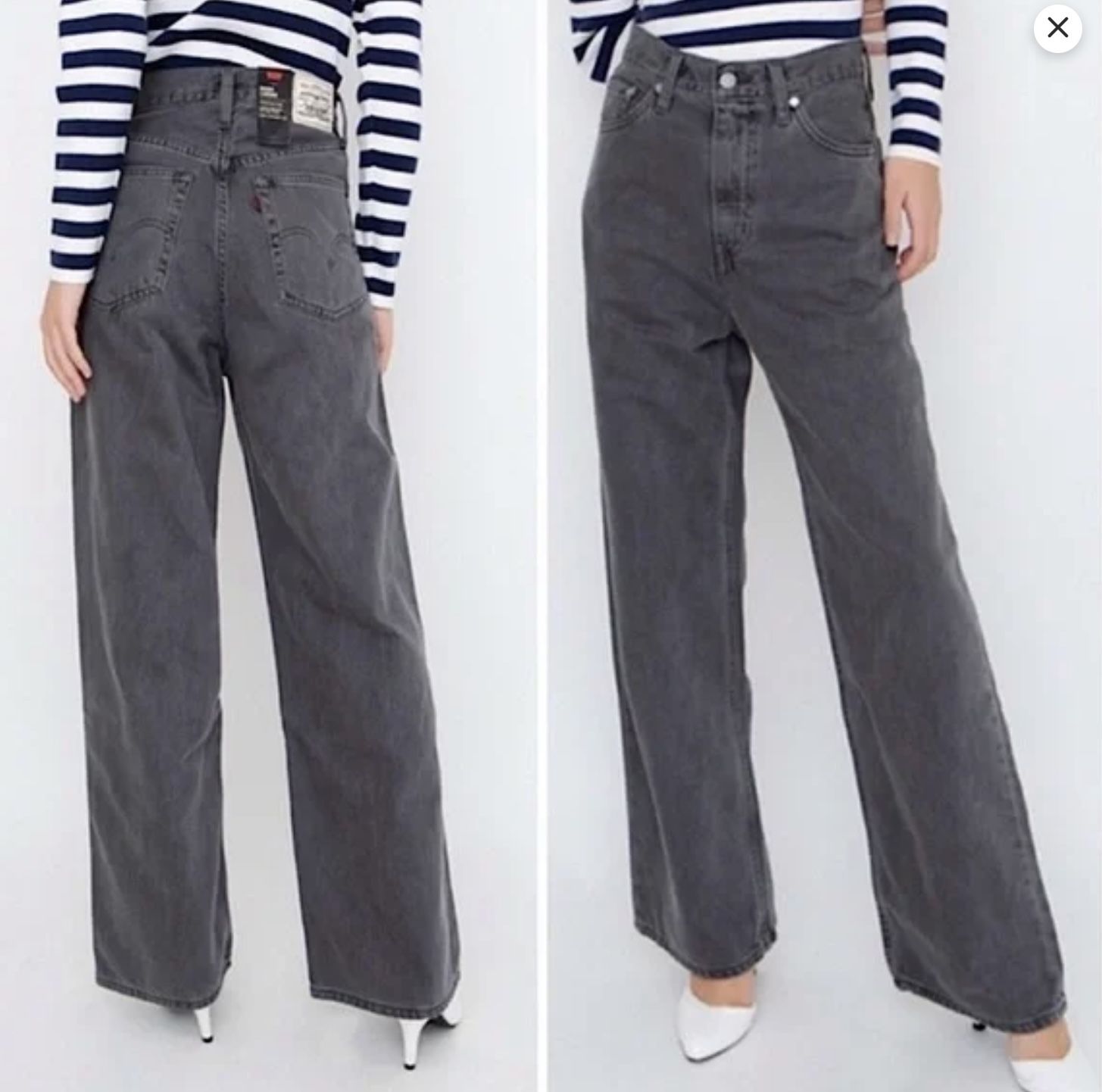 Levi’s High Loose Women Jeans In Silver Bloom Wellthread Edition
