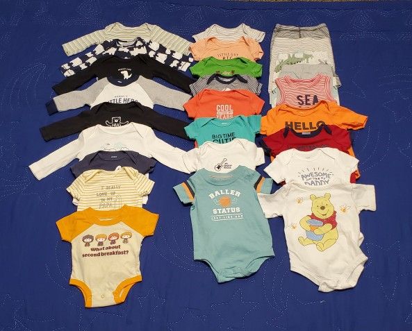 Baby Boy Clothes Lot Size 3 Months:)  ❤ 💙 💜 