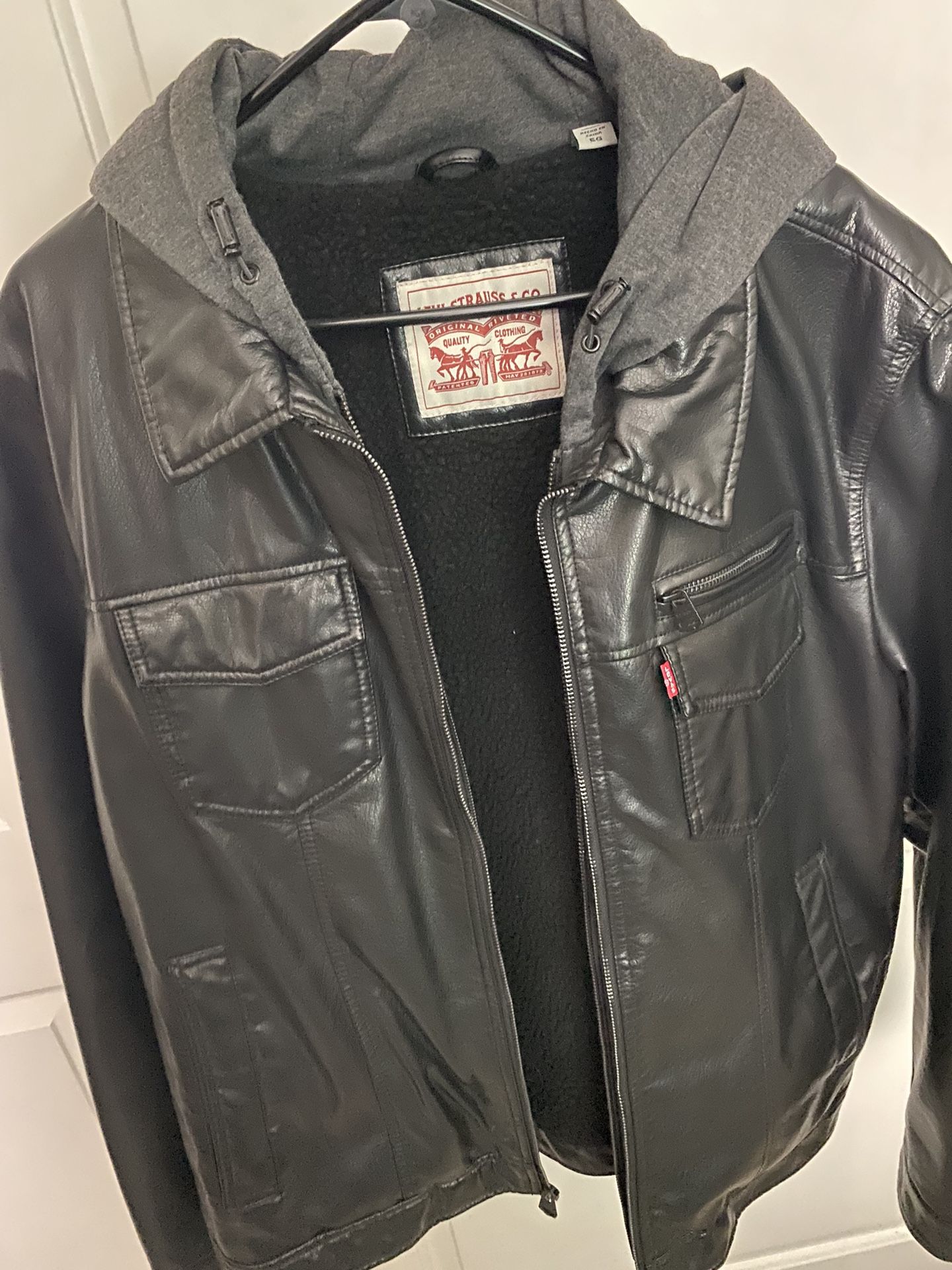 XL Levi Strauss Leather Jacket Perfect Condition