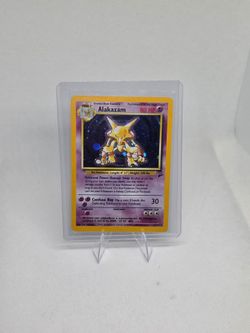 Pokemon Alakazam Holo Base set 2