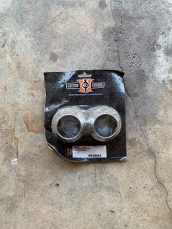NOS CCI Chrome Fork Boot Caps Harley Davidson