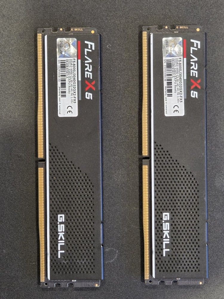 64GB DDR5 = G.SKILL FlareX5 - 6000