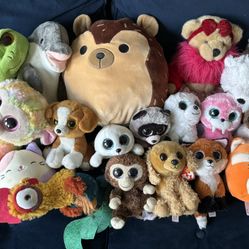 Ty Beanie Boos Lot Stuffed Animals 