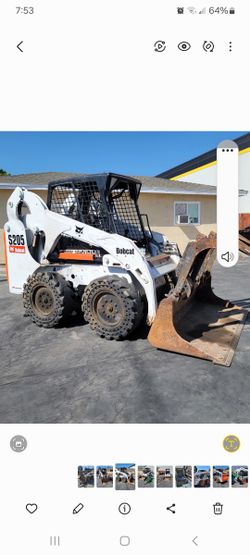 2009 Bobcat S205 Bobcat With Grapple Bucket