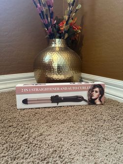 2 in 1 hair straightener and auto curler
