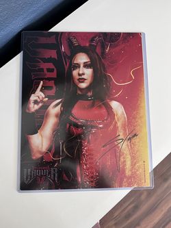 Stephanie Vaquer Live Event 11x14 Signed Autograph Print WWE