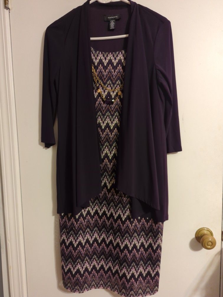 New Women's Elegant Dress 1 Pc With Collar. Hablo Español.