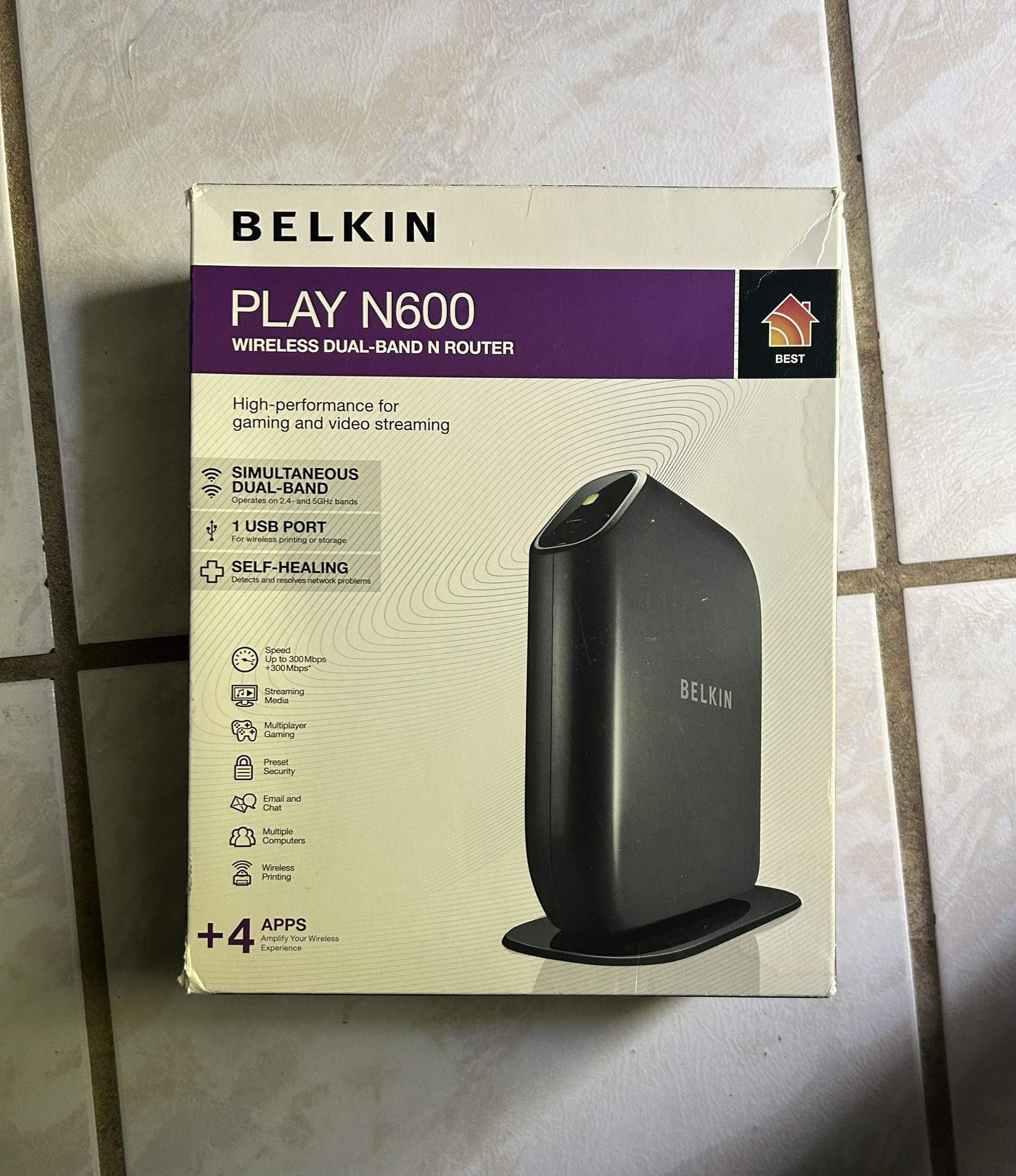 Belkin PLAY N600 Wireless Dual-Band N Router