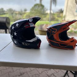 Fox moto helmets 
