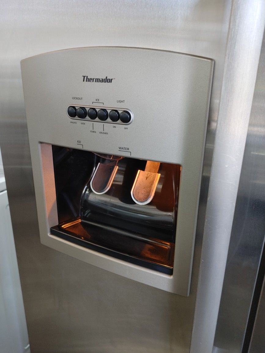 Thermador 48" Stainless Steel Built In Side By Side Refrigerator for