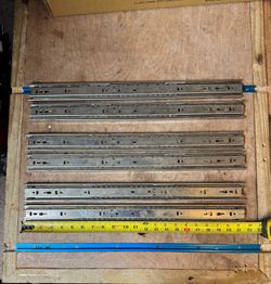 Heavy duty Drawer Slides Drawer slides  3 pairs for $10 total