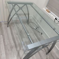 Glass Computer Table 