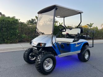 Lifted E-Z-GO Golf Cart 4 Seater