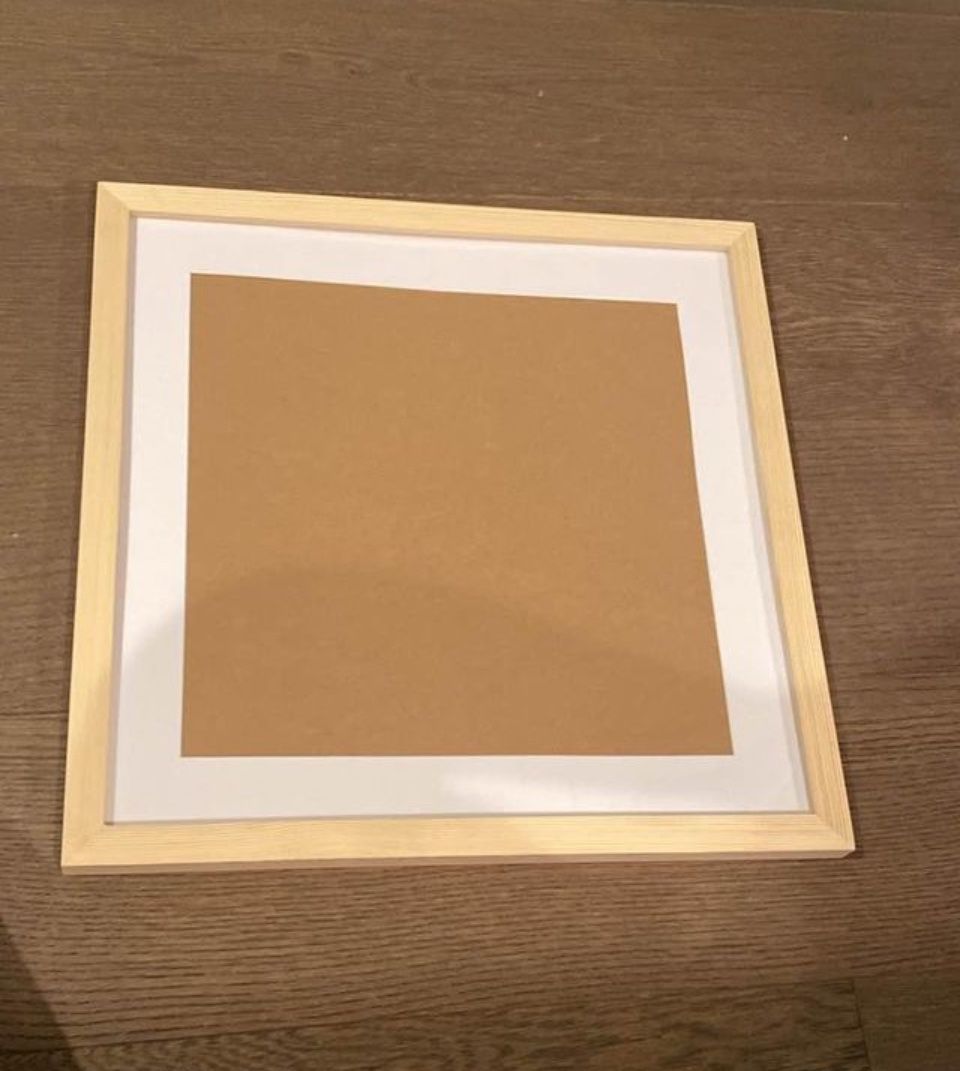 Brand New Light wood frame 17x17 inch