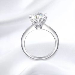 ANILLO DE COMPROMISO DIAMANTE MOISSANITE 