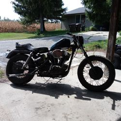 1972 Harley Xlch Kick start Only Needs to Be Finished Wired