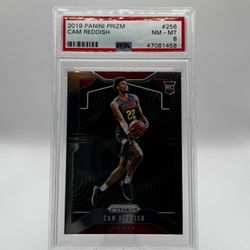 2019 Panini Prizm Cam Reddish RC 🔥 PSA 8 Slab