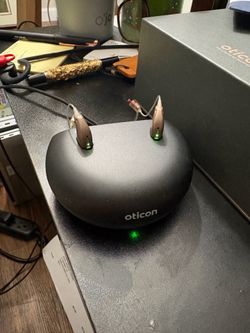 Used Oticon More 1 Rechargeable Hearing Aids