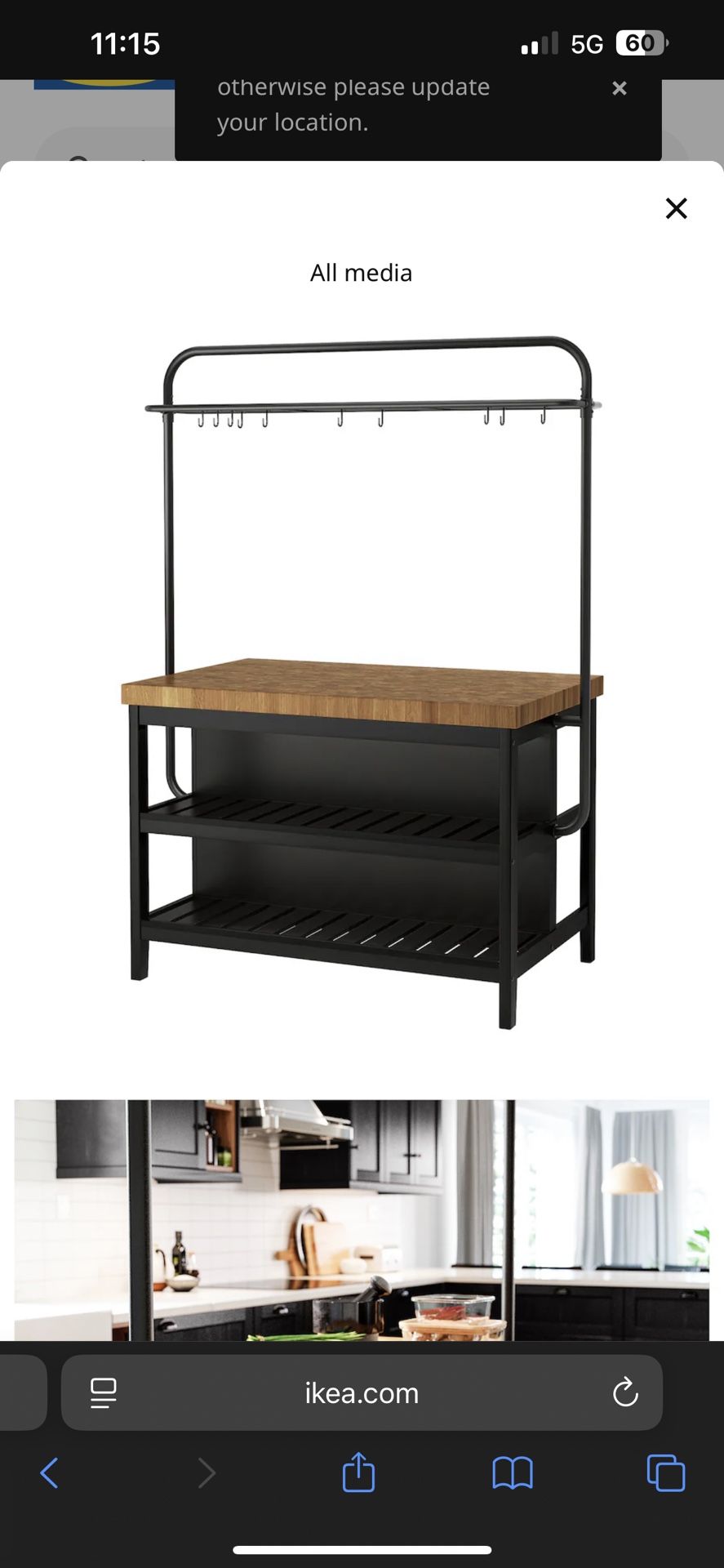 Floating Island. IKEA Counter