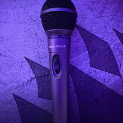 Radio Shack Dynamic Microphone 33-3038 + Pop Filter Combo!