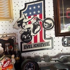 Evil Knievel Metal poster
