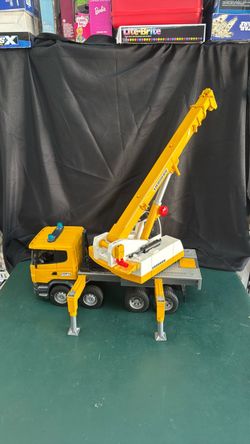 Bruder Scania super Liebherr crane