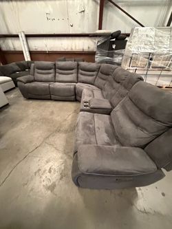 Power recliner sofa sectional