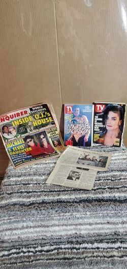 Michael Jackson TV Guides, News Paper Clipping (This Is It Tribute)