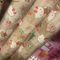 Hello Kitty Gift Wrapping Paper 