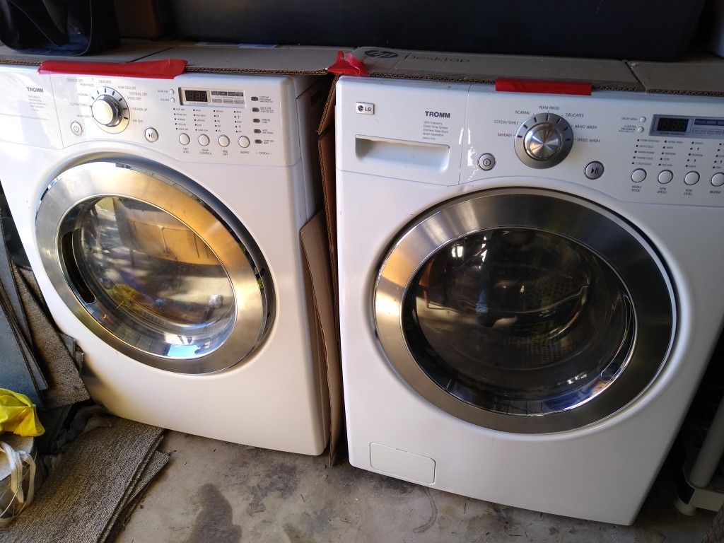 LG TROMM WASHER DRYER SET for Sale in San Antonio, TX OfferUp