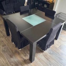 Twin Size Bed Frame And Mattresses, Dining Table 