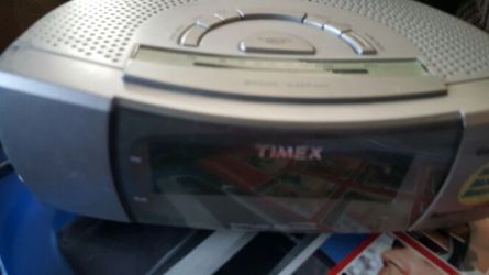 timex clock radio alarm
