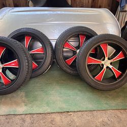 20”rines con llantas nuevas