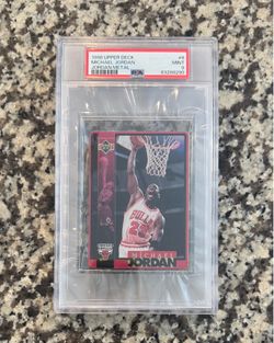 1996 Upper Deck Michael Jordan Metal PSA 9