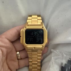 Nixon Regulus Gold Stainless Steel Digital Watch